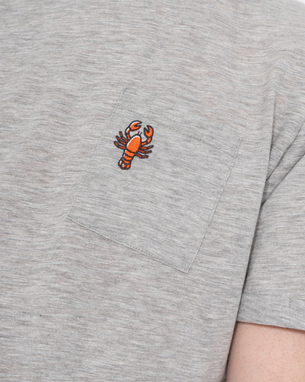 2t Benji Tall Embroidered Pocket T-Shirt (light grey)