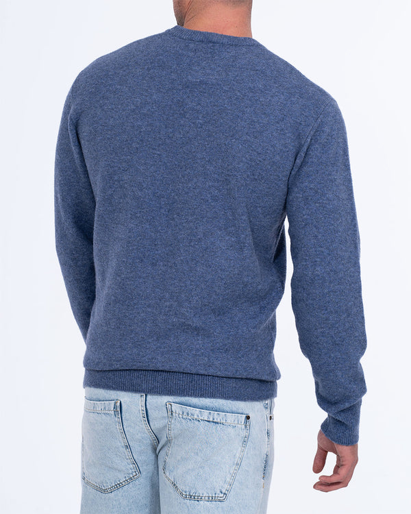 2t Finley Tall Crew Neck Pocket Jumper (light blue)