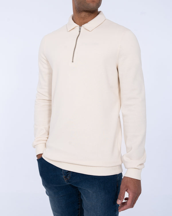 2t Elijah Tall Quarter Zip Sweatshirt (stone)