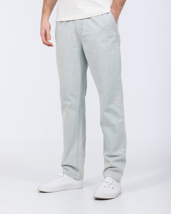 2t James Loose Fit Tall Elasticated Waist Jeans (light blue)