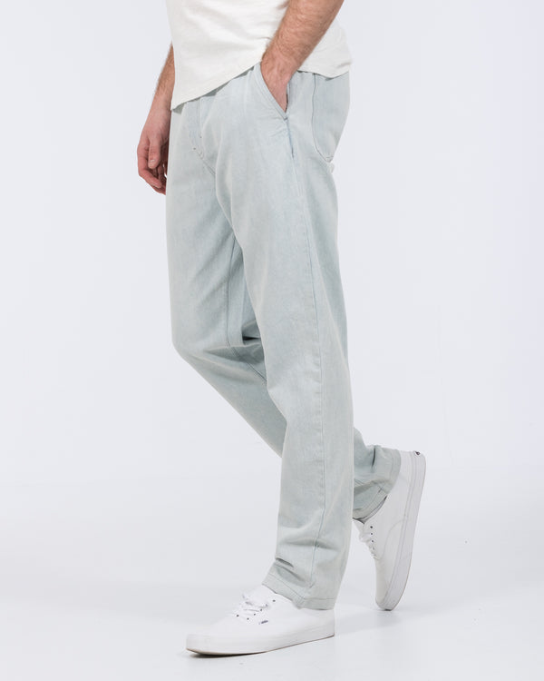 2t James Loose Fit Tall Elasticated Waist Jeans (light blue)