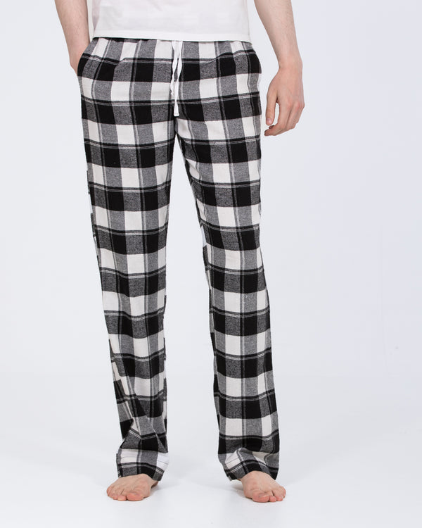 2t Ashton Tall Pyjama Bottoms (black pattern)