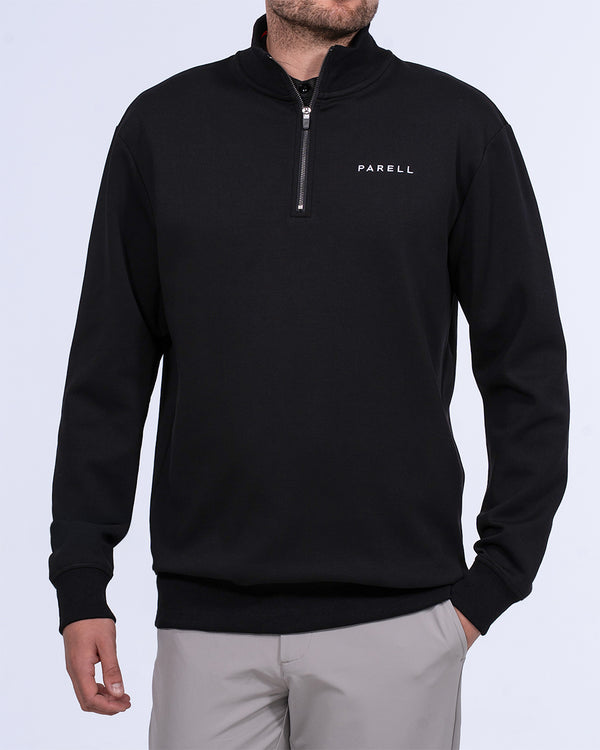 Parell Active Tall Quarter Zip Mid Layer Top (black)