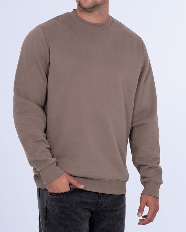 2t Hamish Tall Heavyweight Regular Fit Sweatshirt (mushroom)