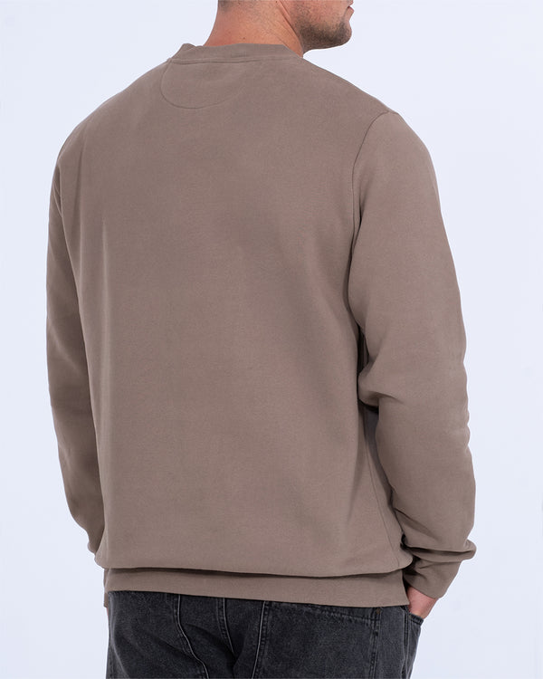 2t Hamish Tall Heavyweight Regular Fit Sweatshirt (mushroom)