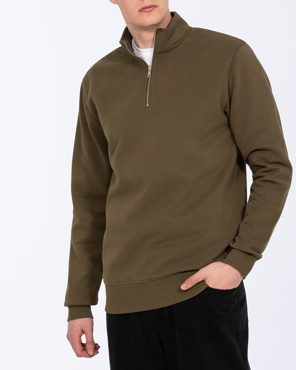 2t Wyatt Tall Quarter Zip Sweatshirt (olive)