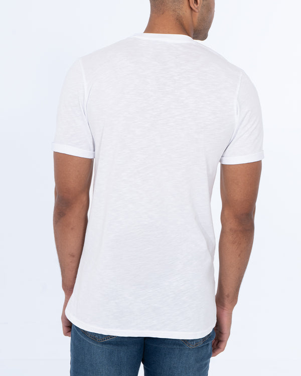 2t Arlo Tall Utility Pocket T-Shirt (white)