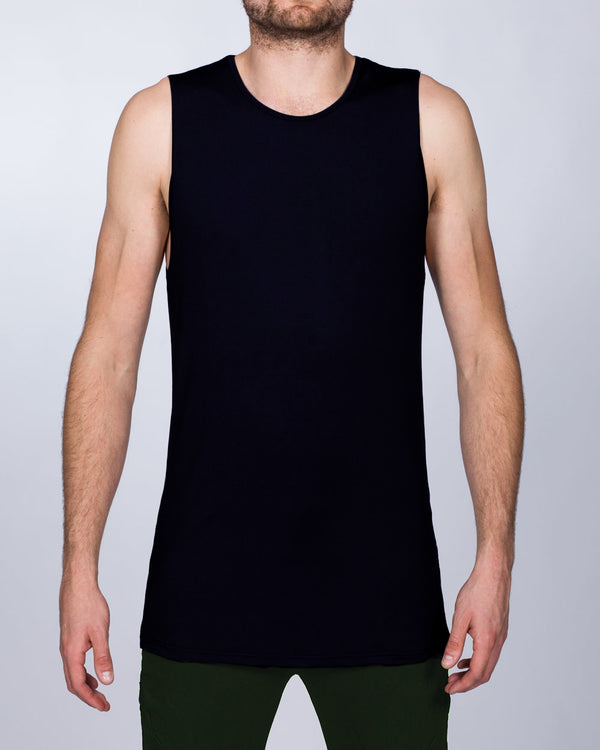 2t Tall Tank Top (black)