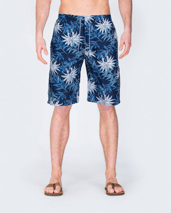 2t Tall Leaf Swim Shorts (navy)