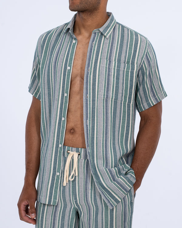 2t Greg Tall Mens Short Sleeve Striped Shirt (green) | Tall Mens Clothing | 2tall.com 2t Greg Tall Mens Short Sleeve Striped Shirt (green) | Tall Mens Clothing | 2tall.com