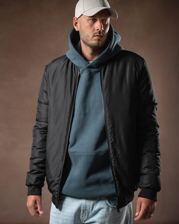 2t Owen Tall Bomber Jacket (black)