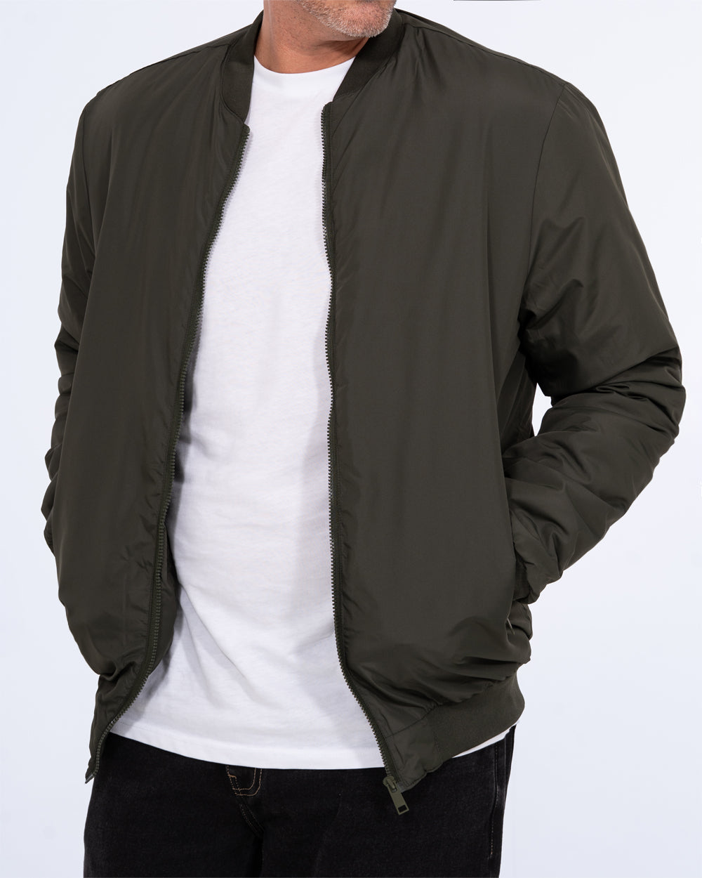 【AAKAM】High-Neck Bomber Jacket MUSINSA | AAKAM High-Neck Bomber Jacket (Black)