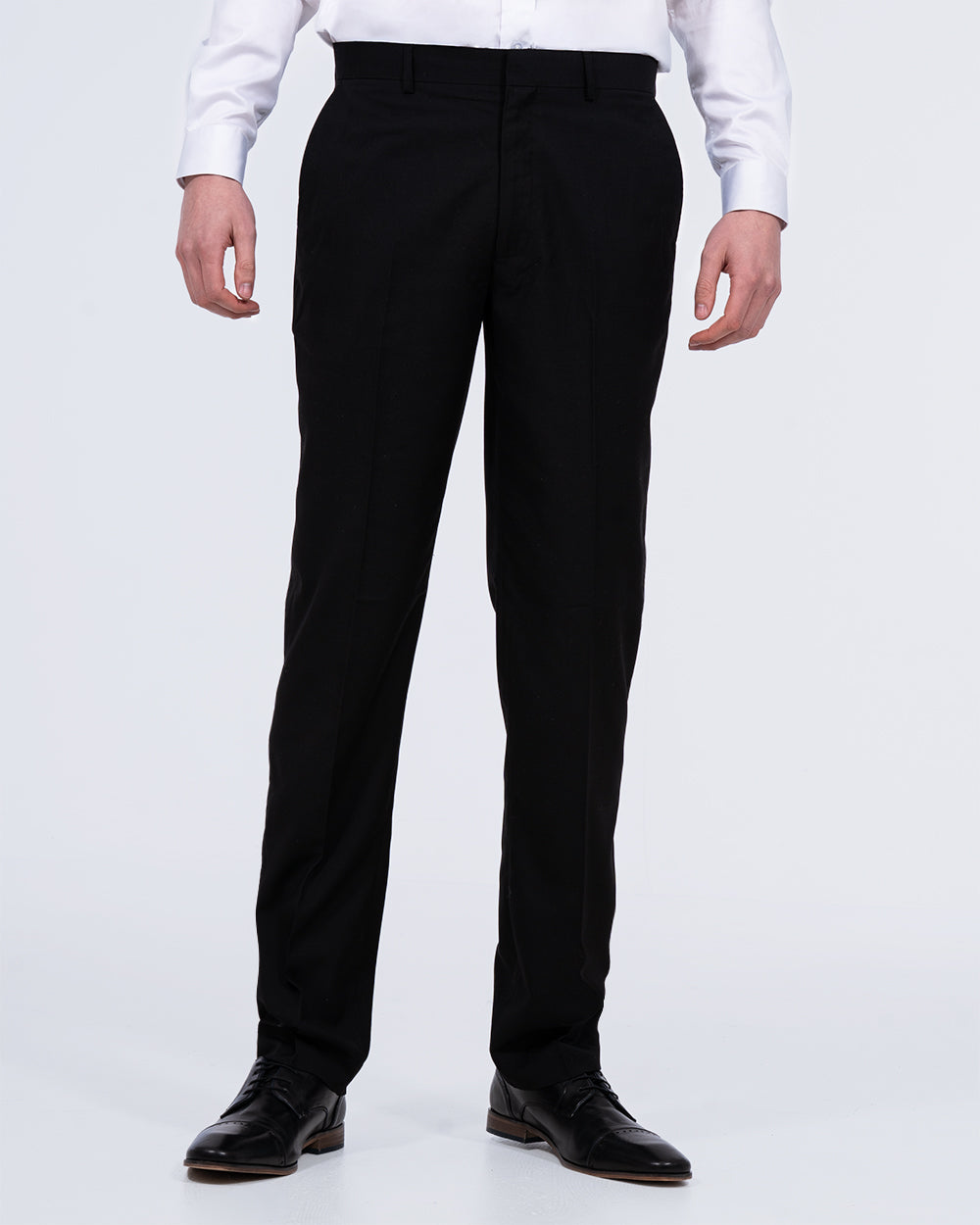 2t Tall Mens Extra Long Regular Trousers (black)