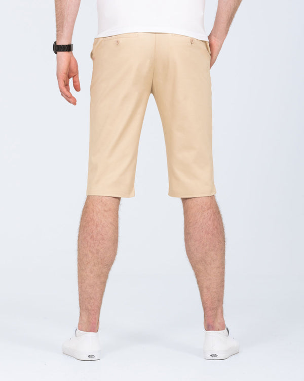 2t Alex Tall Slim Fit Chino Shorts (beige)