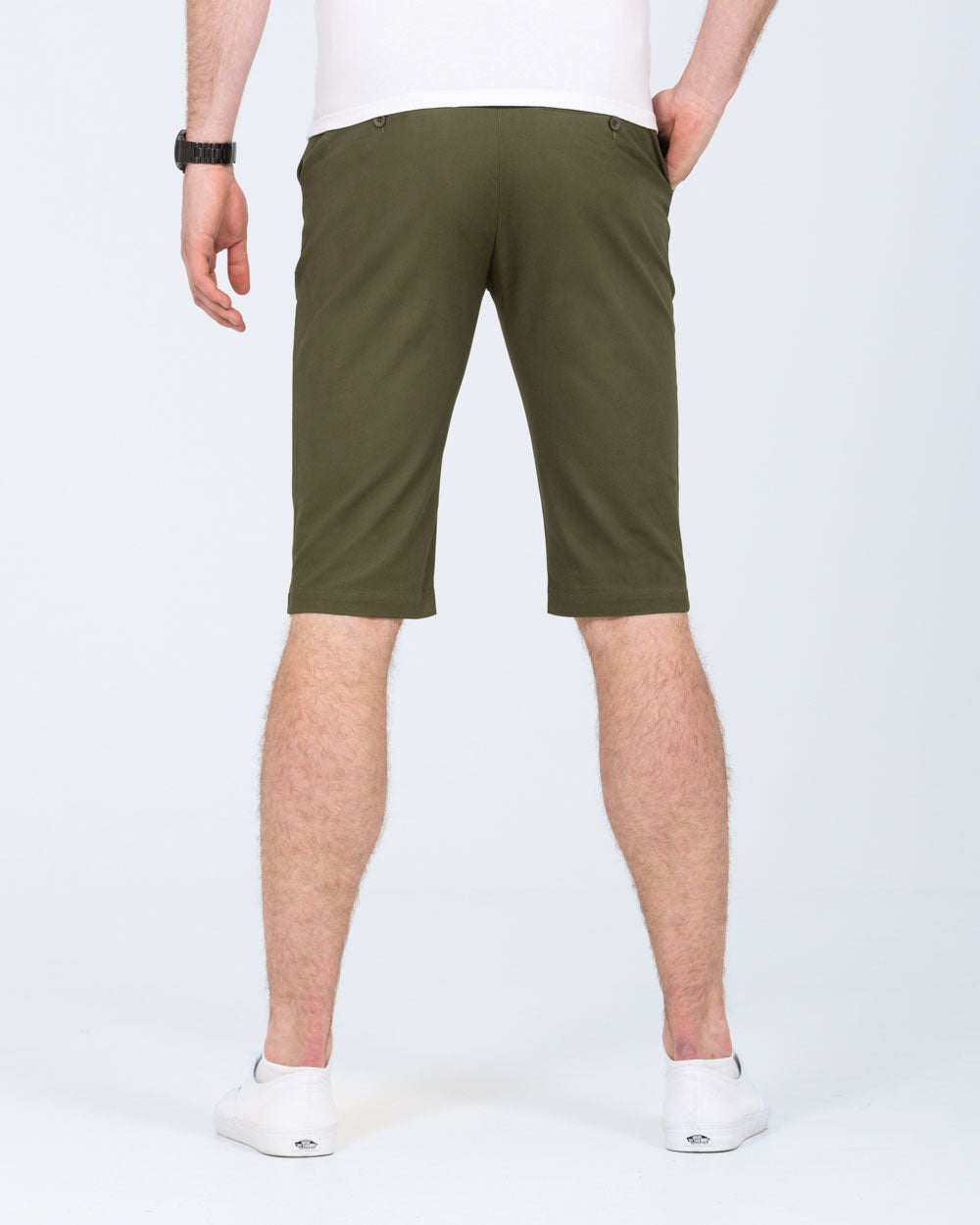 2t Alex Tall Chino Shorts (forest green)
