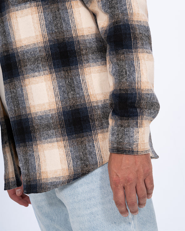 2t Cohen Tall Shacket (blue check)