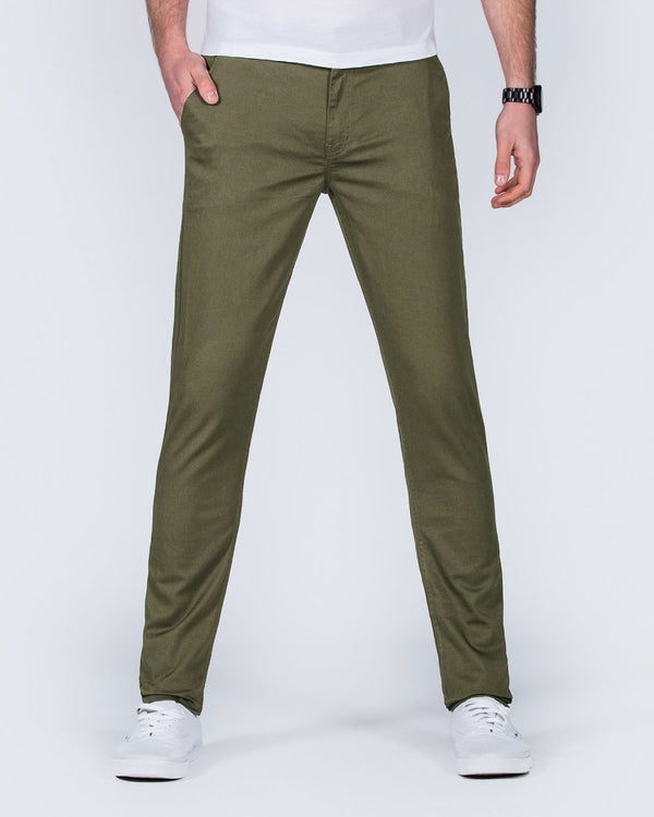 2t Oliver Slim Fit Tall Chinos (light khaki)