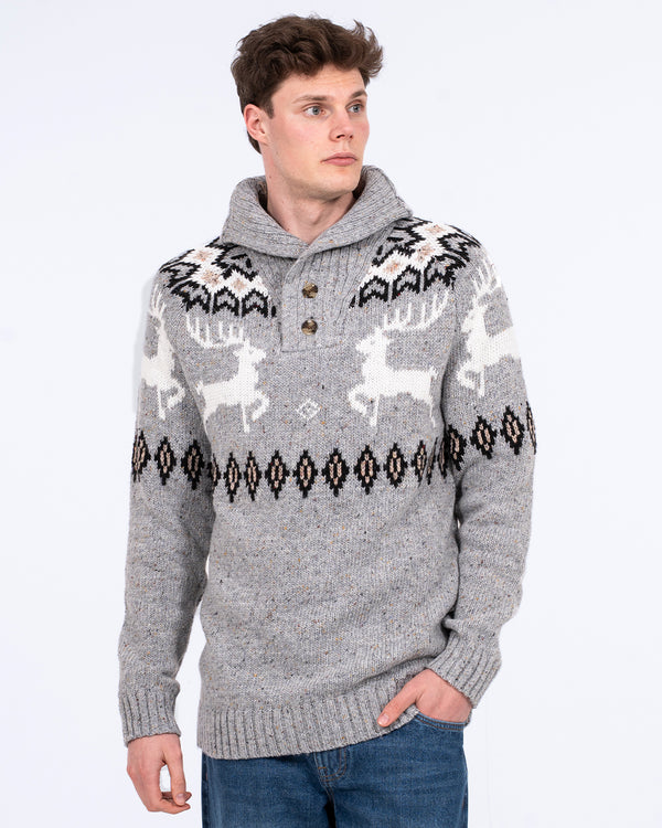 2t Connall Tall Christmas Jumper (grey)