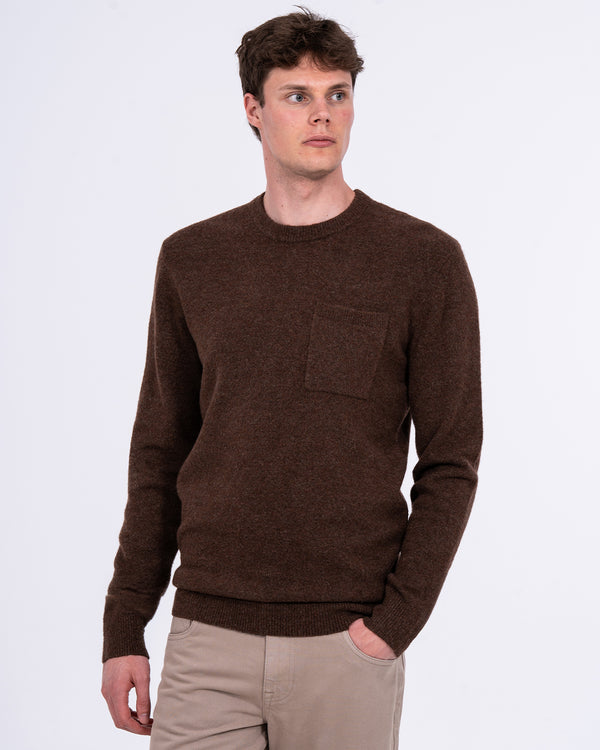 2t Finley Tall Crew Neck Jumper (brown)