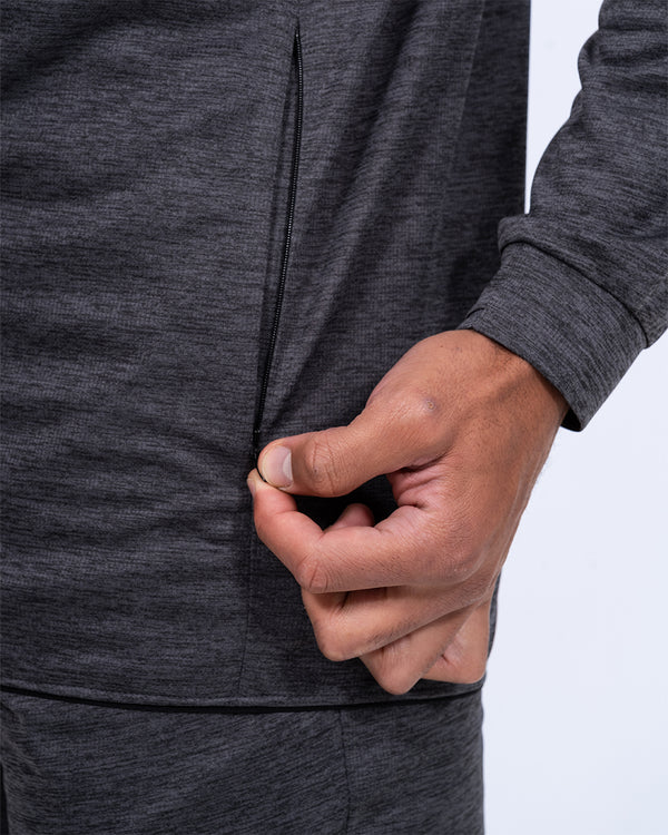 2t Lightweight Tall Training Hoodie (grey)