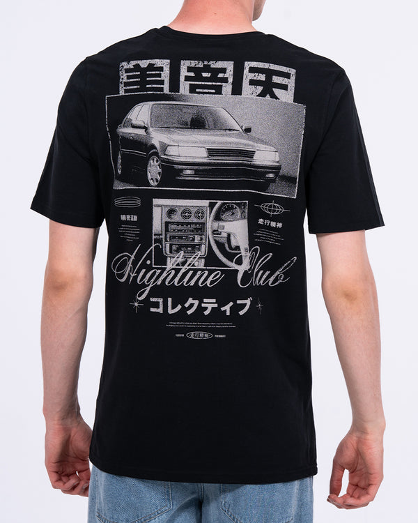 2t Tall Liam Regular Fit T-Shirt (black highline)