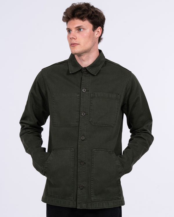 2t Tall Troy Cotton Unlined Shacket (khaki)