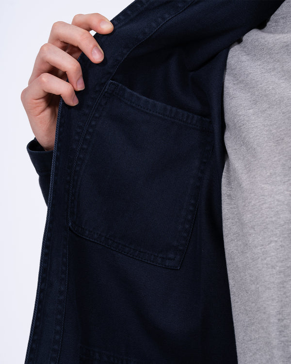 2t Tall Troy Cotton Unlined Shacket (navy)