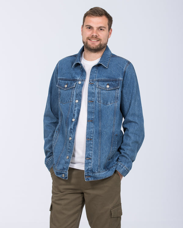 2t Tall Denim Jacket (mid wash)