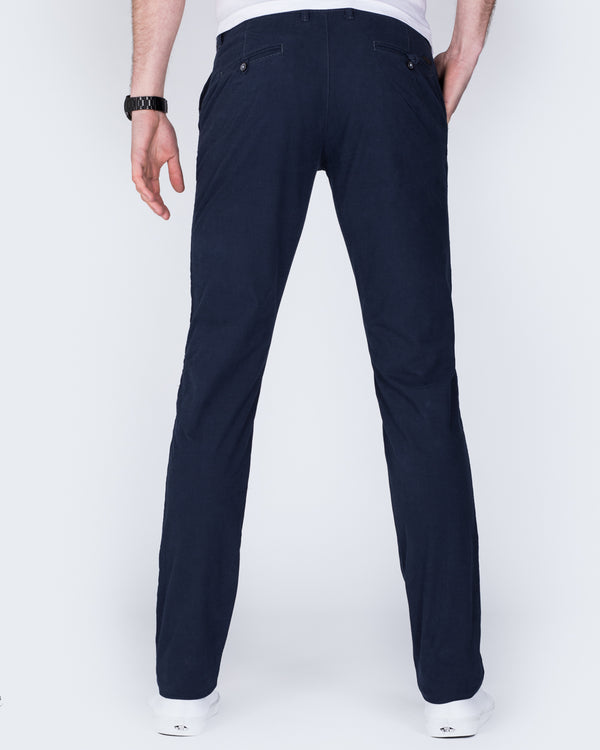 Redpoint Jasper Slim Fit Trousers (navy check)