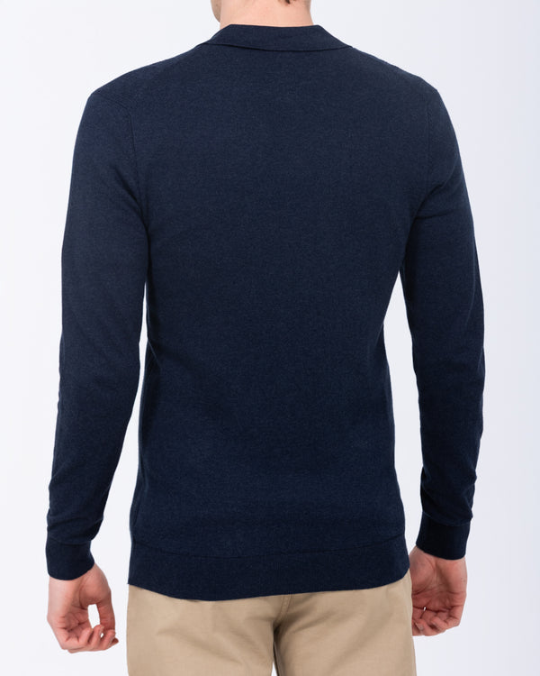 2t Tall Zip Through Cardigan (navy)