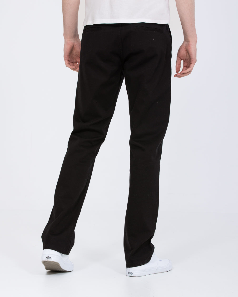 2t Myles Tall Mens Extra Long Regular Fit Chinos (black) | Tall