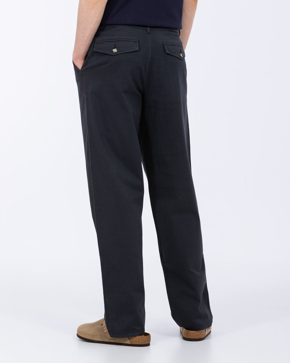 2t Lev Loose Fit Tall Mens Chinos (navy) | Tall Mens Clothing