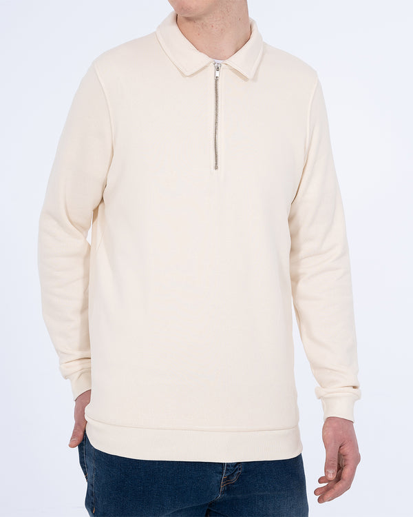 2t Elijah Tall Quarter Zip Sweatshirt (stone)