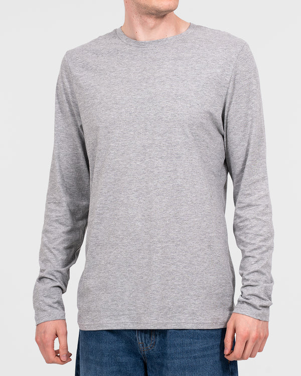 Essentalls Long Sleeve Tall T-Shirt (light grey)