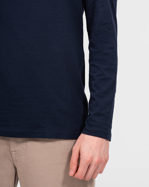 Essentalls Long Sleeve Tall T-Shirt (navy)