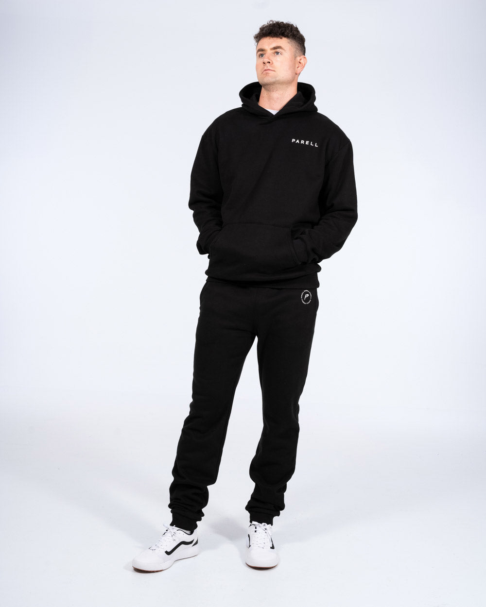 Parell Evolve Tall Mens Oversized Pullover Hoodie (black) | Tall