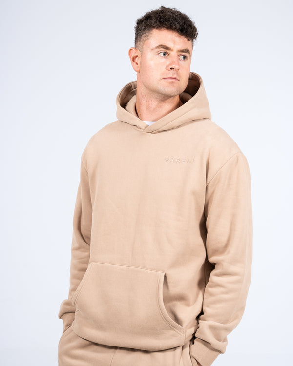 Parell Evolve Tall Oversized Pullover Hoodie (taupe)