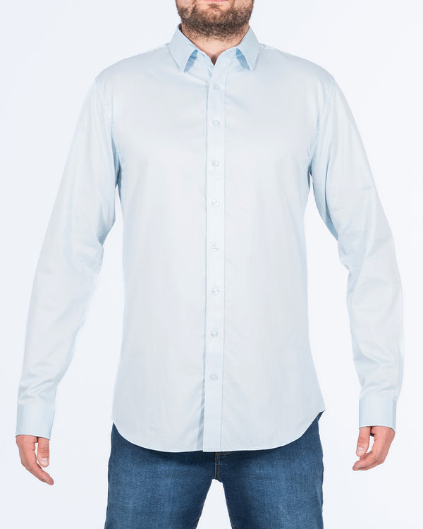 2t Regular Fit Extra Tall Formal Shirt (sky blue)