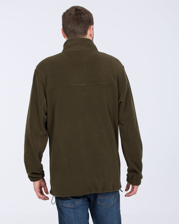 2t Asher Tall Quarter Zip Fleece (khaki)