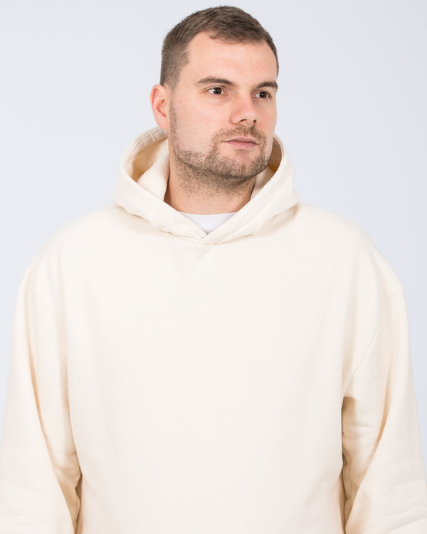 2t Blaine Tall Heavyweight Oversized Hoodie (ecru)