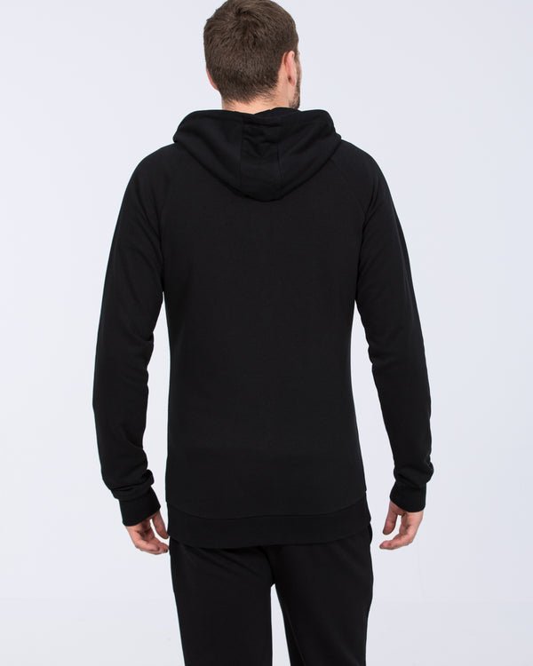 Essentalls Tall Zip Up Hoodie (black)