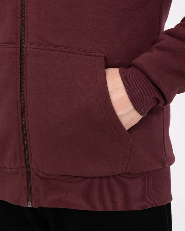 2t Andrew Tall Sherpa Hoodie (burgundy)