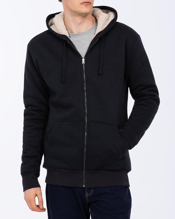 2t Andrew Tall Sherpa Hoodie (navy)