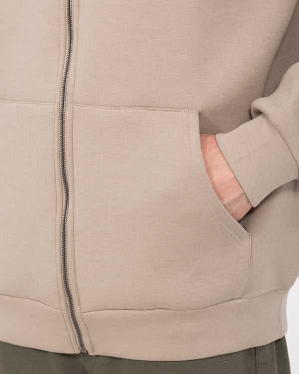 2t Fintray Tall Zip Through Hoodie (mushroom)