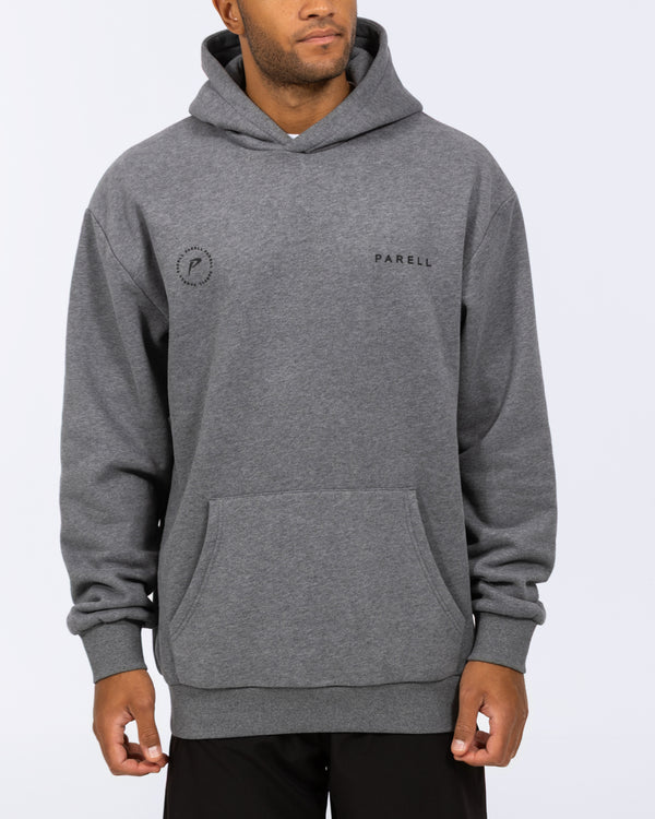 Parell Forge Tall Oversized Pullover Hoodie (charcoal)