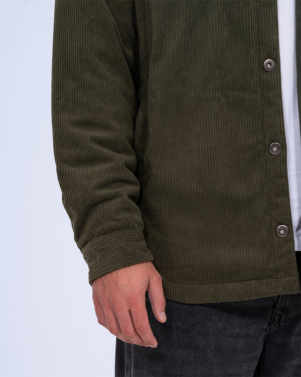 2t Archie Tall Cord Quilted Jacket (khaki)