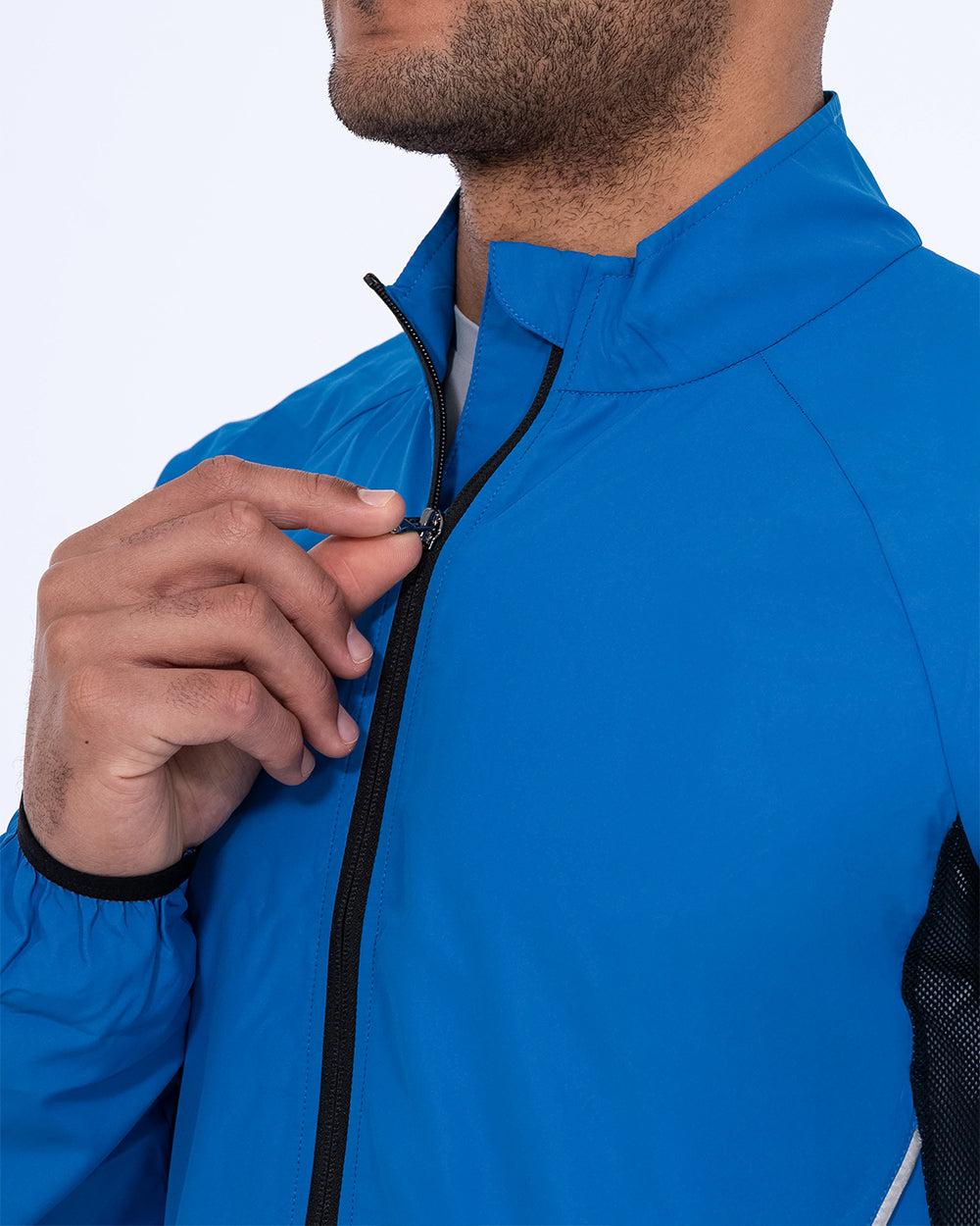 North 56 Lightweight Cycling Jacket (blue) waterproof extra long