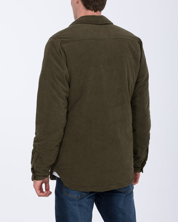 2t Archie Tall Cord Quilted Jacket (khaki)