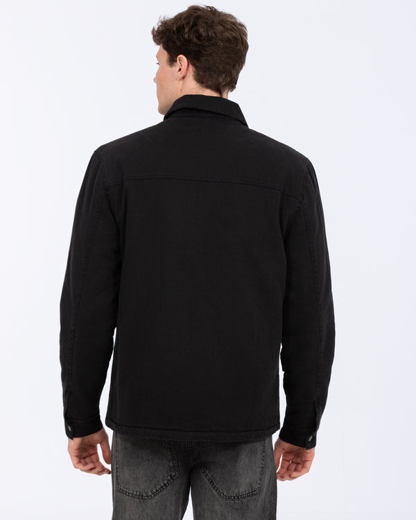 2t Craigie Tall Sherpa Lined Jacket (black)