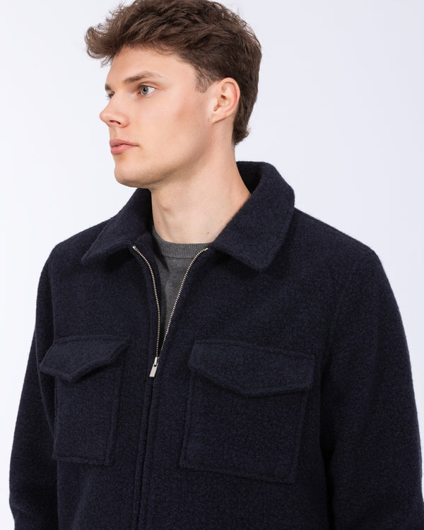 2t Cranford Tall Boucle Jacket (navy)